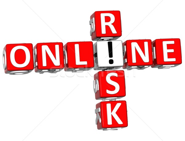 3D Online Risk Crossword Stock photo © Mariusz_Prusaczyk