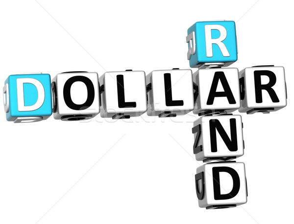 3D Dollar Rand Crossword Stock photo © Mariusz_Prusaczyk