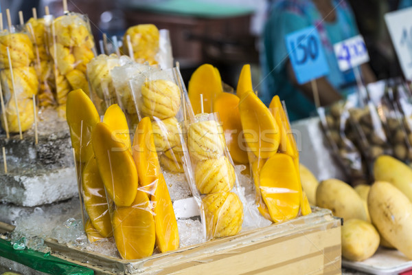Street fruit on Bangkok, Thailand. Stock photo © Mariusz_Prusaczyk