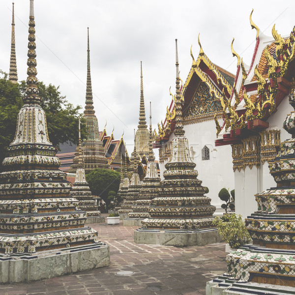 Schönen Tempel Bangkok Thailand Gebäude Hintergrund Stock foto © Mariusz_Prusaczyk