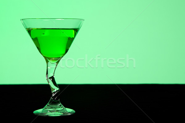 Martini martinis pohár szeretet háttér nyár zöld Stock fotó © markhayes