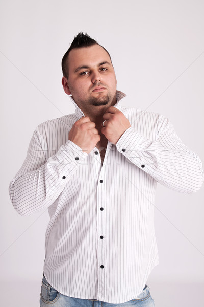 Young businessman in white shirt Stock photo © maros_b