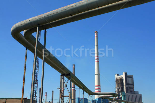 Stock photo: coal-burning power plant