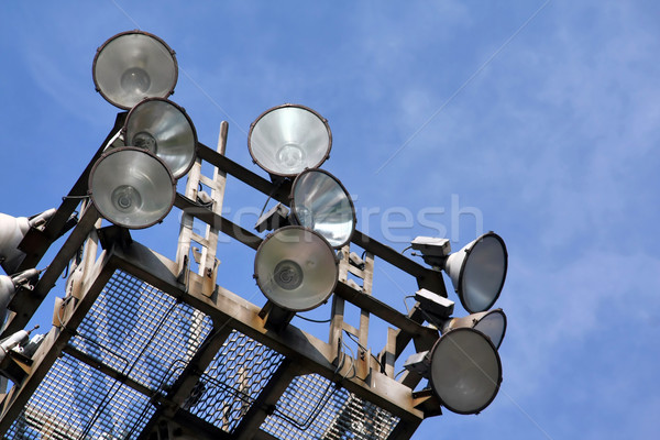 Przemysłowych światła świetle energii moc elektrycznej Zdjęcia stock © martin33