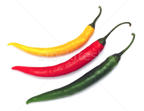 Hot chili papryka czerwony biały gotowania Zdjęcia stock © martin33