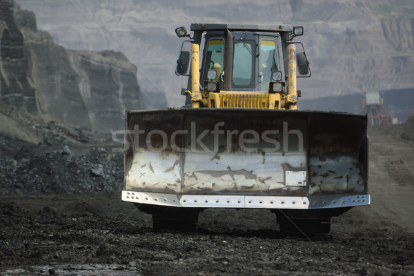 bulldozer in coal mine Stock photo © martin33