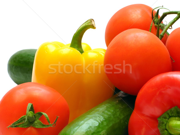 Zöldségek kert háttér piros főzés citromsárga Stock fotó © martin33
