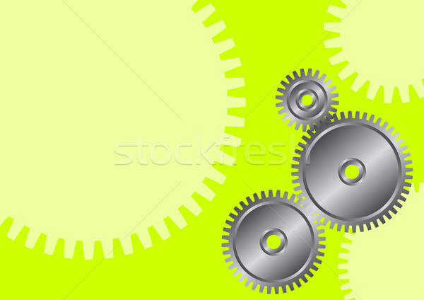 Cog roues travaux design technologie art Photo stock © martin33
