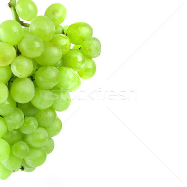 Uvas verdes primer plano blanco vino industria de uva Foto stock © marylooo