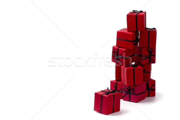 red gift boxes Stock photo © marylooo