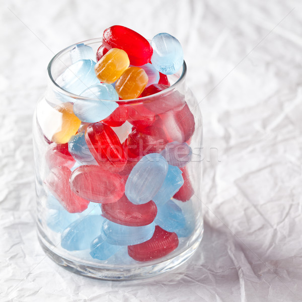 colorful candies in glass jar  Stock photo © marylooo