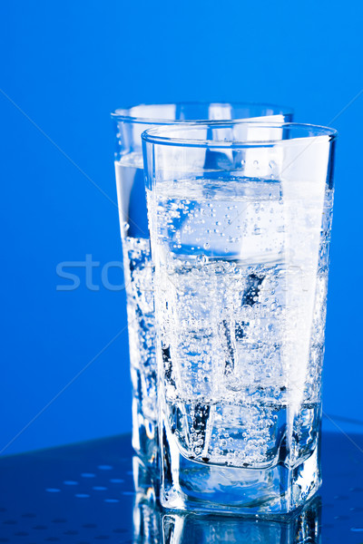 three glasses with cold water Stock photo © marylooo