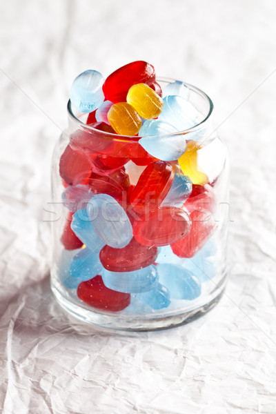 colorful candies in glass jar  Stock photo © marylooo