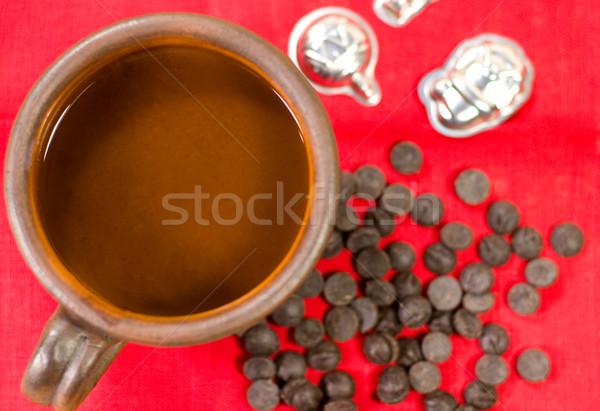 hot chocolate and sweets Stock photo © marylooo