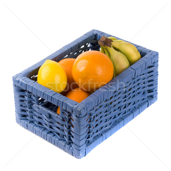 Stock photo: basket with fruits