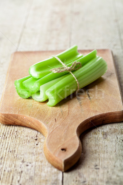 [[stock_photo]]: Fraîches · vert · céleri · fond · cuisine