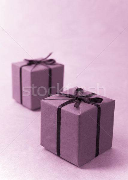 two gift boxes Stock photo © marylooo