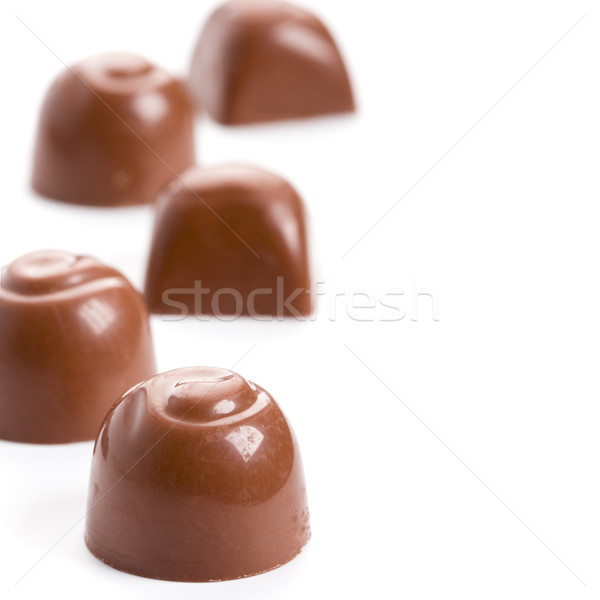 five chocolate sweets Stock photo © marylooo