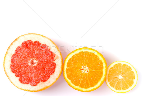 lemon, orange and grapefruit Stock photo © marylooo