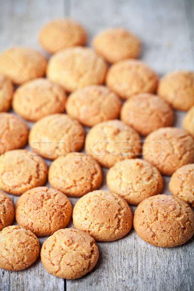 meringue almond cookies Stock photo © marylooo