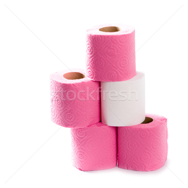five toilet paper rolls Stock photo © marylooo