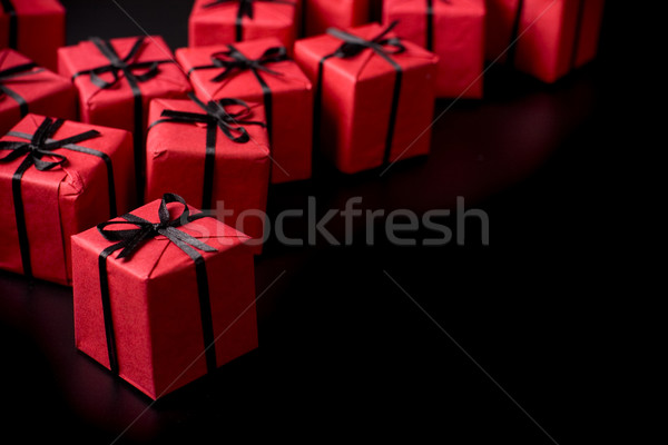 red gift boxes Stock photo © marylooo