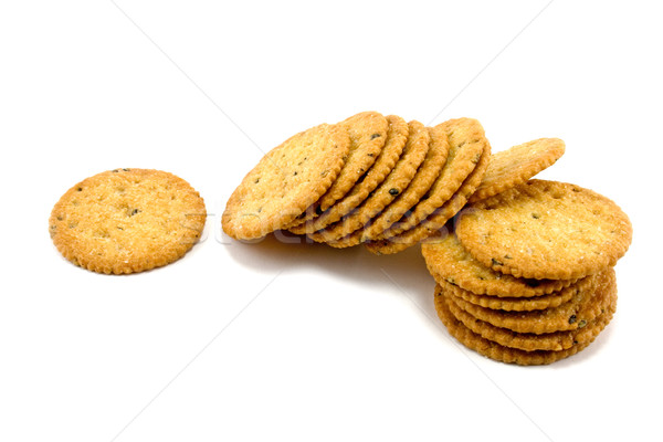 cracker isolated on white Stock photo © marylooo