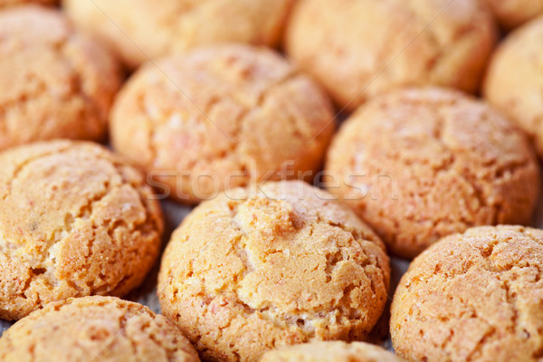 meringue almond cookies Stock photo © marylooo