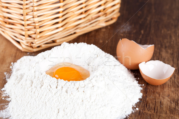 eggs and flour  Stock photo © marylooo