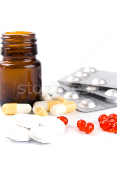 different pills closeup Stock photo © marylooo