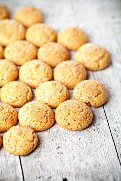 meringue almond cookies Stock photo © marylooo