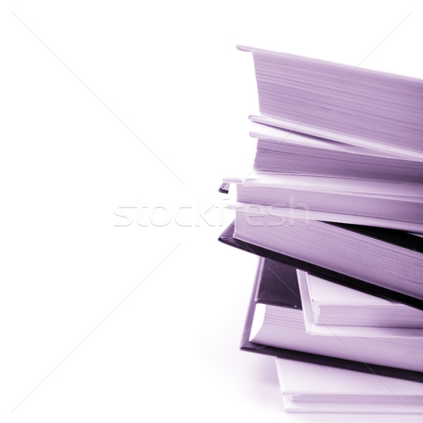 [[stock_photo]]: Livres · blanche · école · fond