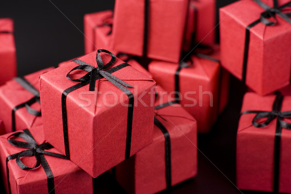 red gift boxes Stock photo © marylooo