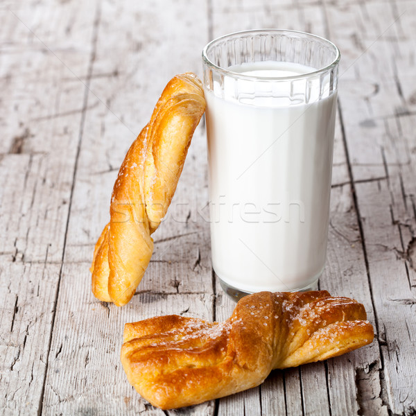 ガラス ミルク 2 新鮮な 素朴な ストックフォト © marylooo