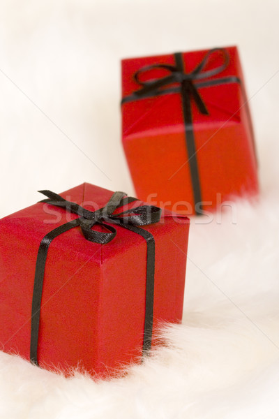 red gift boxes Stock photo © marylooo