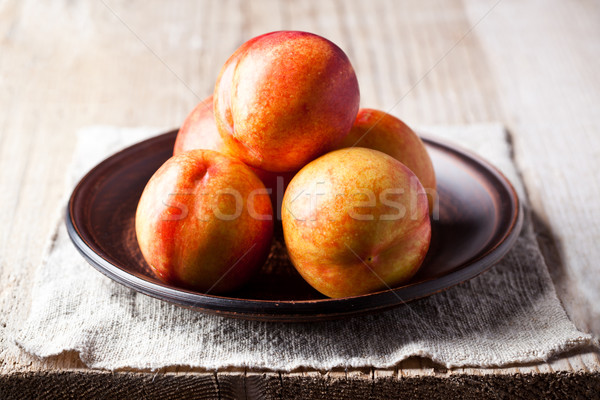 Foto stock: Fresco · prato · comida · fundo · vermelho