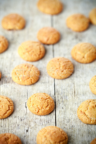 meringue almond cookies Stock photo © marylooo
