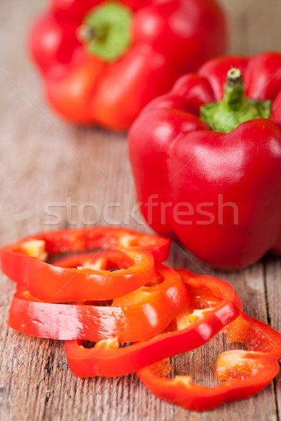 red bell peppers  Stock photo © marylooo