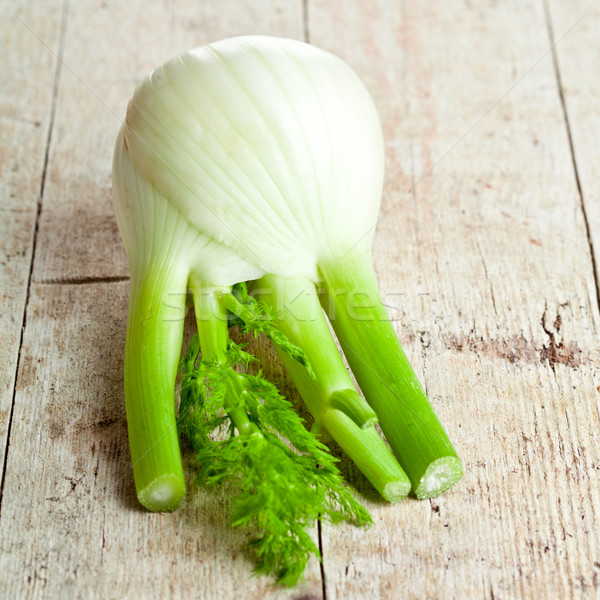 新鮮 有機 茴香 木 食品 蔬菜 商業照片 © marylooo