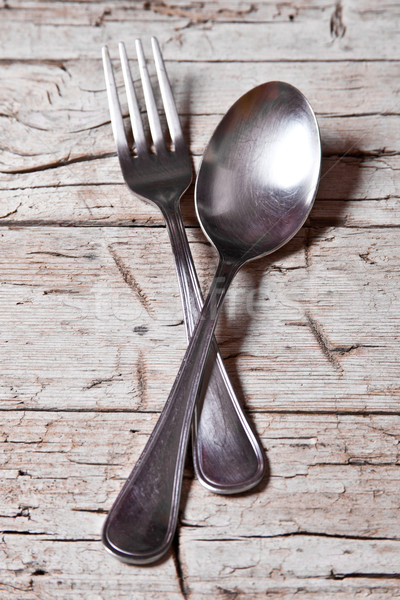 vintage spoon and fork  Stock photo © marylooo