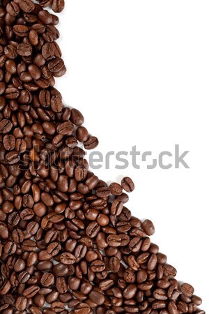 Kávé közelkép fehér étel kávé kávézó Stock fotó © marylooo