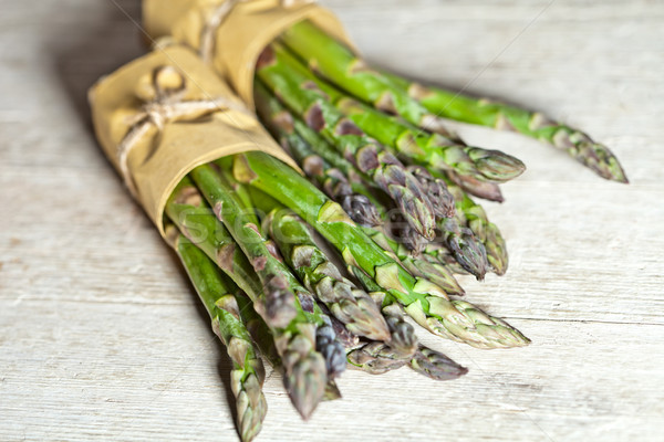 bunches of fresh asparagus Stock photo © marylooo