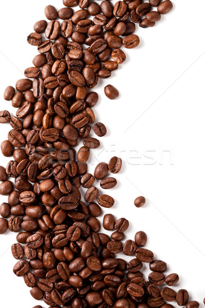 Kávé közelkép fehér étel kávé kávézó Stock fotó © marylooo