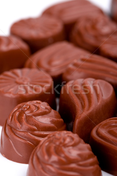 Schokolade Süßigkeiten Makro Bild candy Stock foto © marylooo