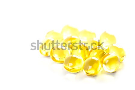 Foto stock: Amarelo · pílulas · branco · Óleo · cuidar · farmácia