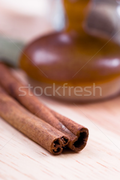 two cinnamon sticks Stock photo © marylooo