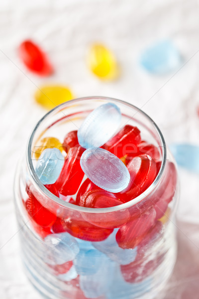 colorful candies in glass jar  Stock photo © marylooo