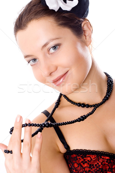 attractive woman in corset Stock photo © marylooo
