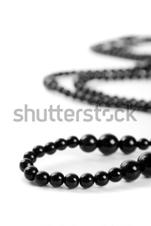 black necklace Stock photo © marylooo