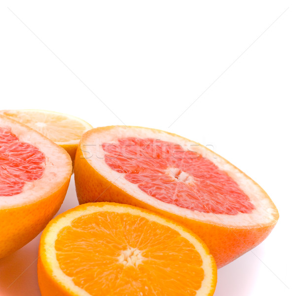 lemon, orange and grapefruit Stock photo © marylooo